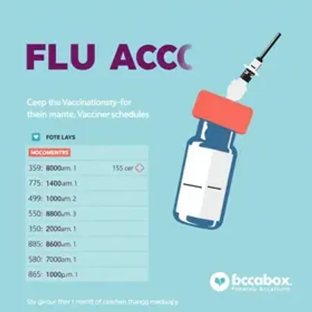 Calendário da campanha de vacinacao contra gripe: datas, grupos e orientações