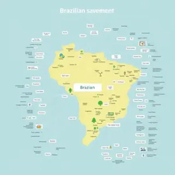 Mapa mental sobre movimento sanitário brasileiro: resumo visual para revisar