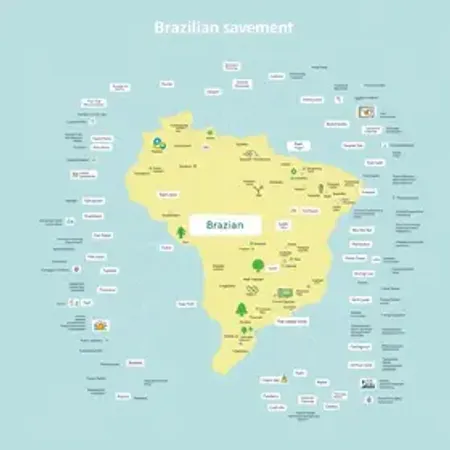 Mapa mental sobre movimento sanitário brasileiro: resumo visual para revisar
