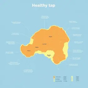 Mapa mental sobre território em saúde: resumo visual para revisar